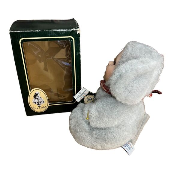 Vintage Geppeddo Cuddle Kids Marty Mouse Doll Porcelain Face with Tags & Box - Picture 2 of 4
